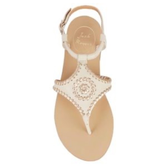 JACK ROGERS Maci Leather Sandals size 9 - Picture 1 of 7